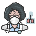 Avatar of avatar pulmonologist white female coronavirus
