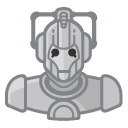 Avatar of celebrity doctor who whovian cyberman robot