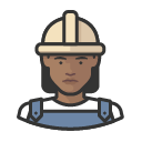 Avatar of construction workers black female