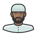 Avatar of muslim attire black male