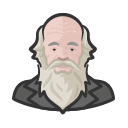 Avatar of old stoic beard philosopher bald avatar man