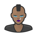 Avatar of punk black female